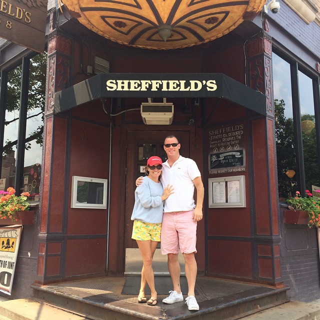 A picture of Kit Hoover and her husband, Crowley Sullivan.